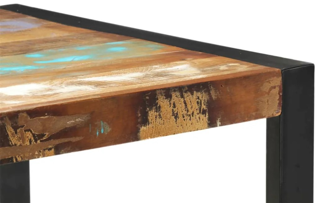 Masa de bar, 110 x 60 x 110 cm, lemn masiv reciclat Multicolour, 110 x 60 x 110 cm, 1