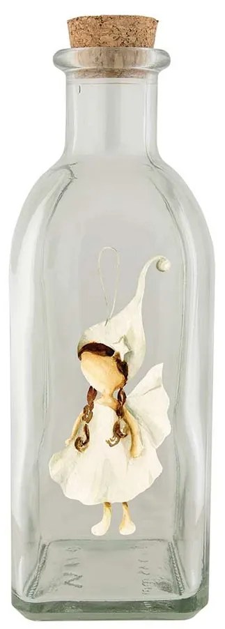 Recipient de sticlă Bohemia Gifts Angel, 500 ml