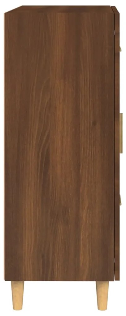 Servanta, stejar maro, 69,5x34x90 cm, lemn prelucrat 1, Stejar brun