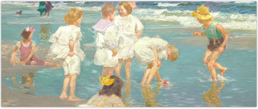 Tablou - Edward Henry Potthast, A Holiday, reproducere (120x50 cm)