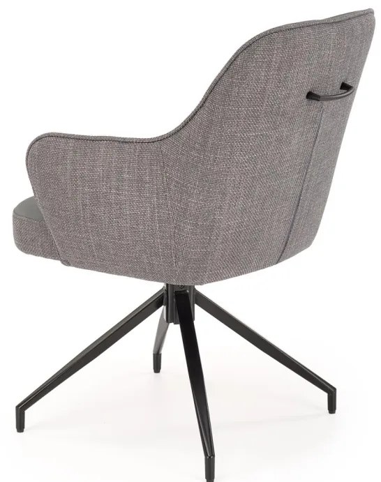 Scaun rotativ K527 gri/gri