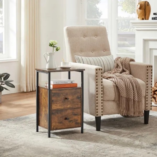 Noptieră ARIN maro/negru