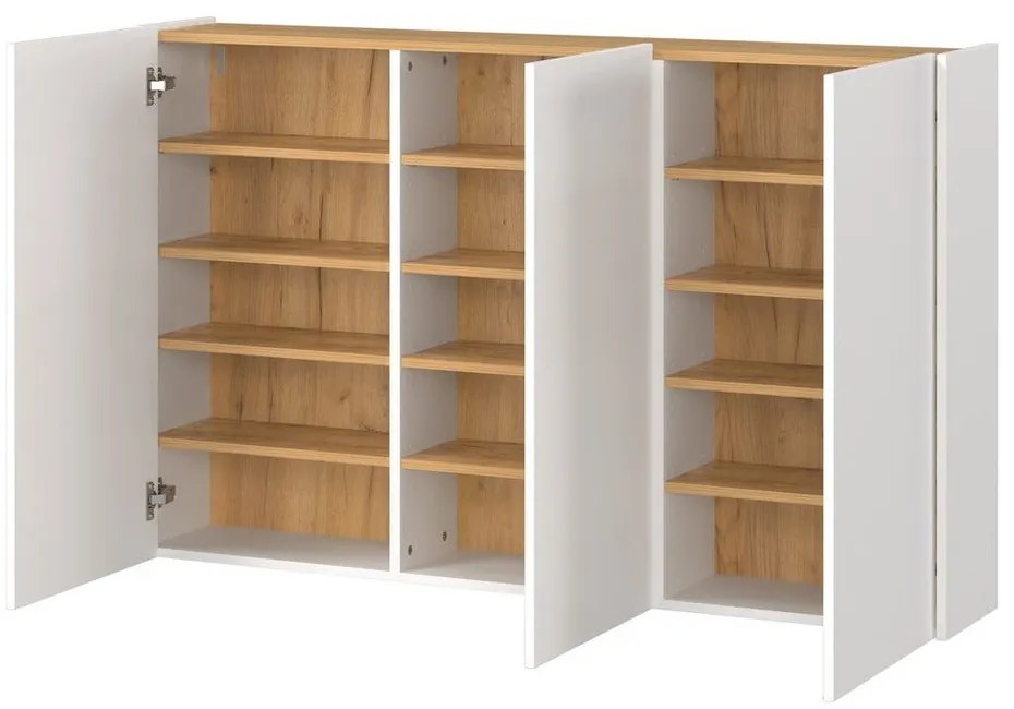 Set pentru hol alb/în culoare naturală cu aspect de lemn de stejar Libbiano – Germania