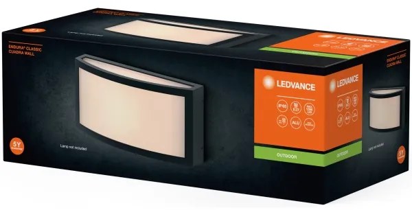 Aplică de exterior Ledvance CUADRA 1xE27/40W/230V IP65