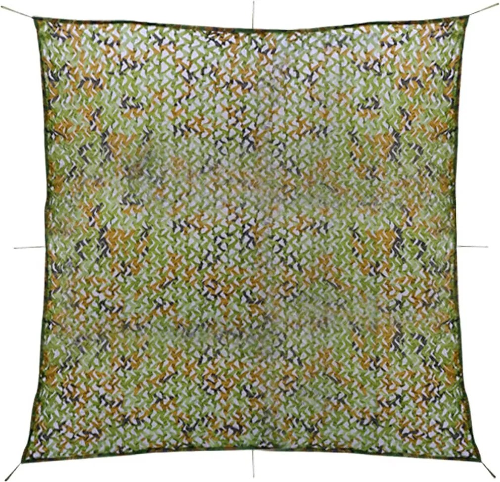 vidaXL Plasă de camuflaj cu geantă de depozitare, 4 x 4 m