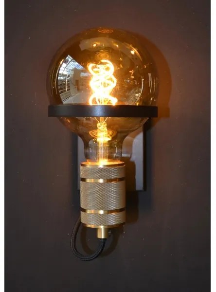 Lampă de perete Lucide 30271/01/30 OTTELIEN 1xE27/60W/230V negru