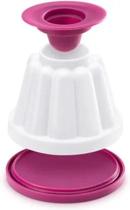 Set 4 forme pentru budincă Metaltex, ø 8 x 7 cm