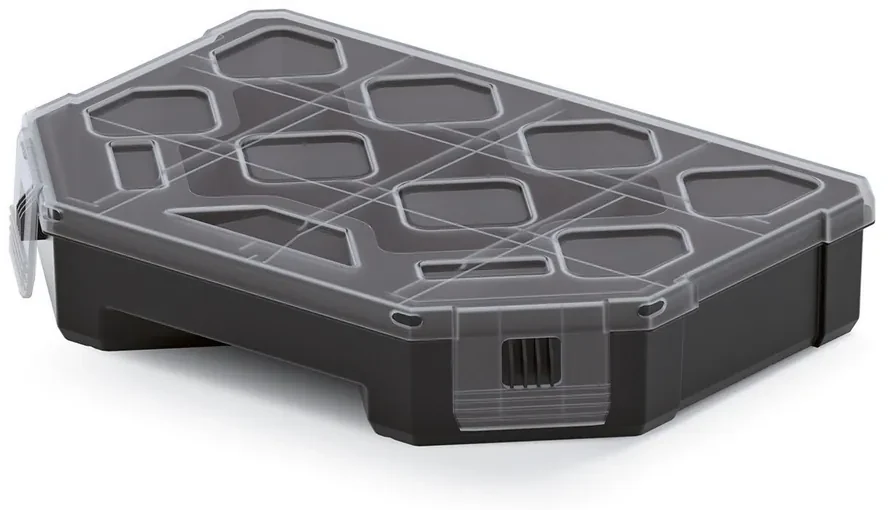 Organizator 19,5 x 14,2 x 4 cm, separatoare, negru