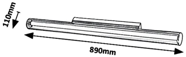 Rabalux 6750 - Aplică perete LED PAULA LED/18W/230V