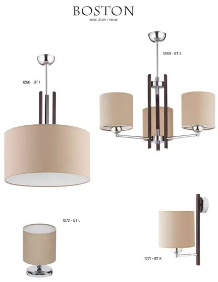 JUPITER 1269-BT3 - Lustra BOSTON 3xE27/60W