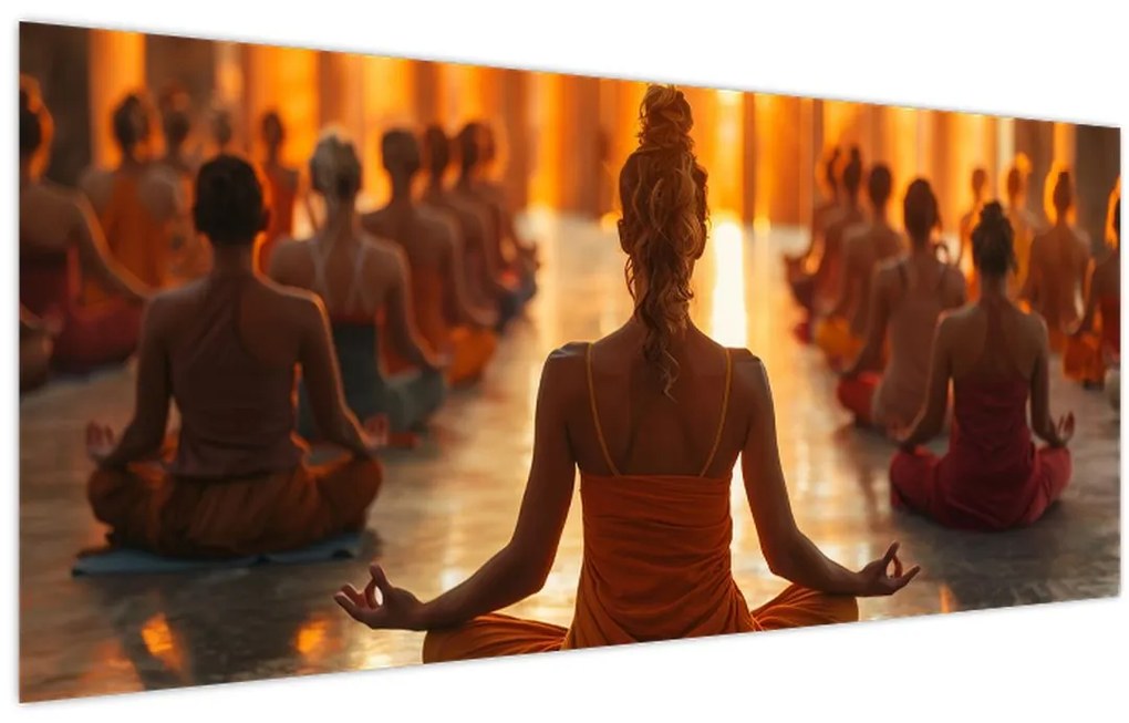 Tablou - Lecții de yoga (120x50 cm)