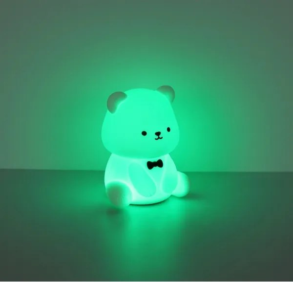 Globo 2870 - Lampă de veghe pentru copii TEDDY, LED RGBW reîncărcabilă, cu reglare a luminozității, LED 1W, 5V, 1200 mAh, ursuleț