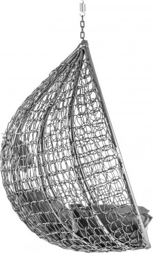 Scaun suspendat KOKON gri fara suport, perna gri