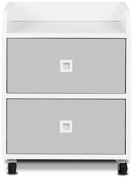 Dulăpior de depozitare pentru copii MIRUM 54,2x42,4 cm alb/gri