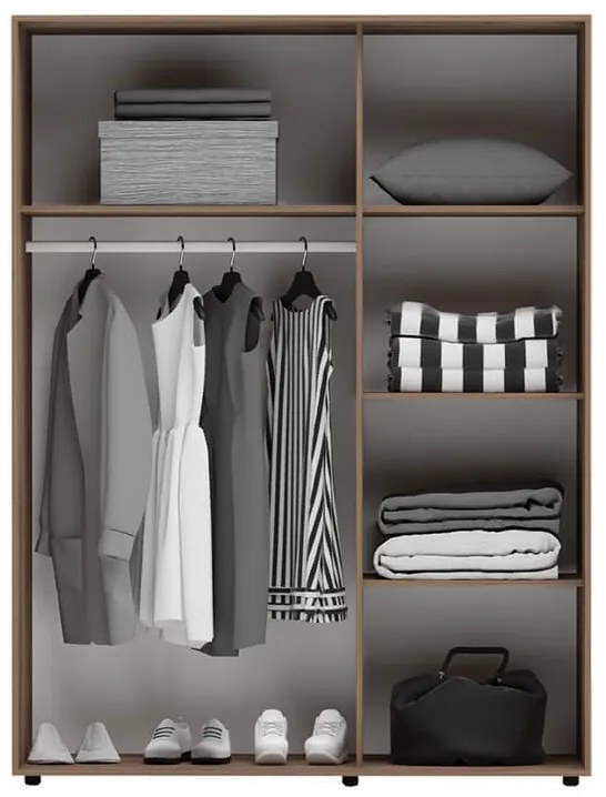 Dormitor GLOBAL3751 - brown silverjack