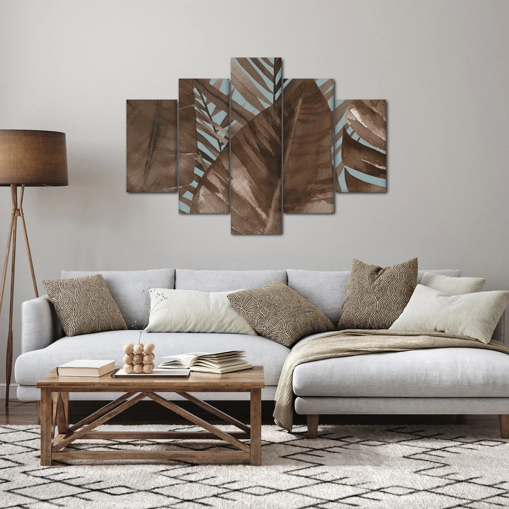 Tablou - Frunze de palmier acvarel (150x105 cm)