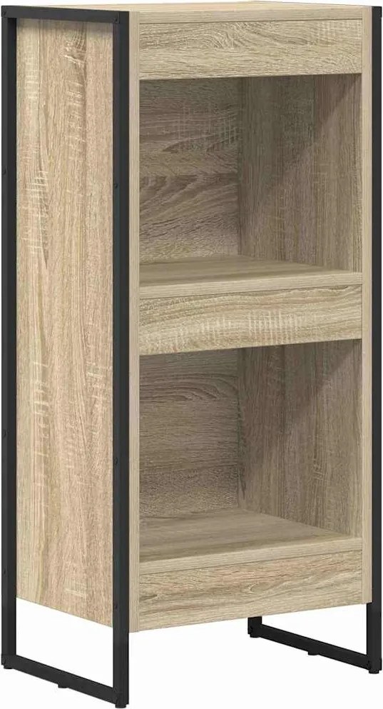 vidaXL Dulap pentru cărți Sonoma 80 x 30 x 155 cm Lemn compozit