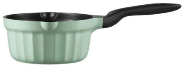 Cratita BUYDEEM CP141, 1.8 l, Capac din sticla, Aluminiu turnat, Fara PFOA, Acoperire antiaderenta, Verde