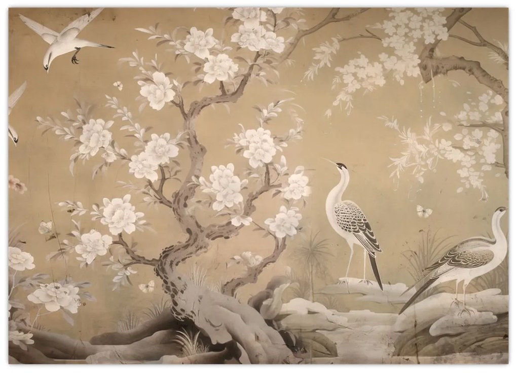 Tablou - Desen animat peisaj japonez (70x50 cm)