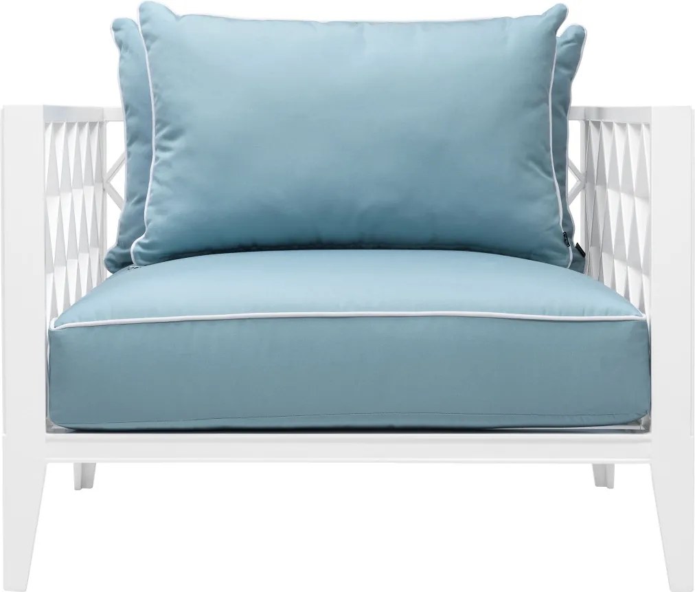 Fotoliu pentru interior si exterior Ocean Club, alb 113033 HZ