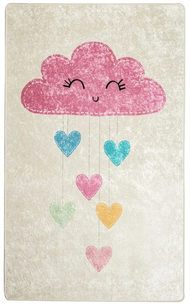Covor, Baby Cloud, 140x190 cm, Catifea, Multicolor