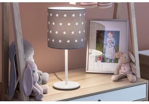 Lampă de masă MAGIC 1xE27/15W/230V gri/albă Argon 4126