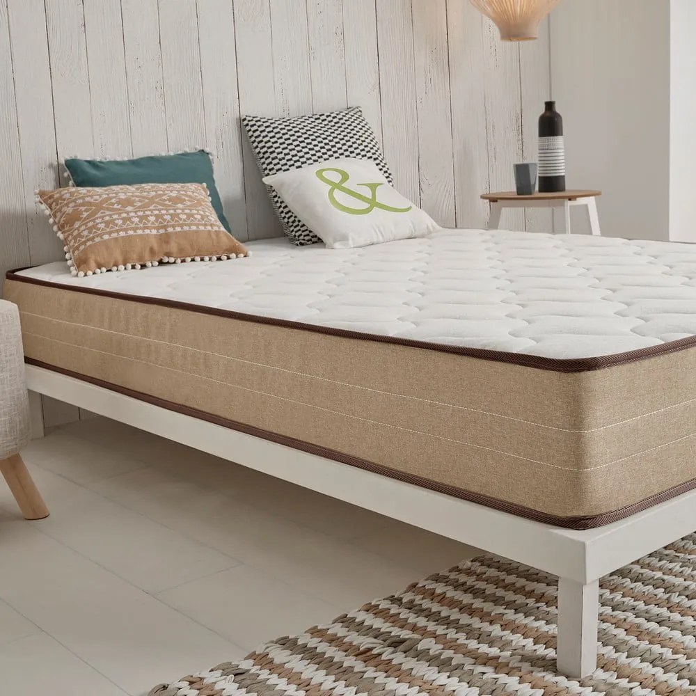 Saltea mediu-fermă/extra dură din spumă reversibilă 90x200 cm Bamboo Eco Fresh – Moonia