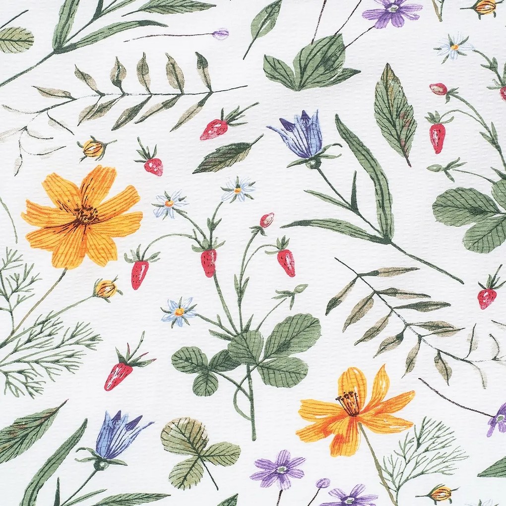 Lenjerie de pat din crep 4Home Wildflower Bliss, 160 x 200 cm, 70 x 80 cm