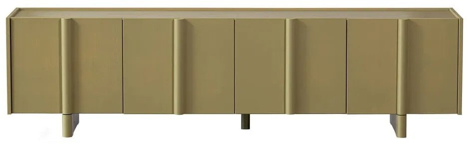 Comodă TV kaki din lemn de pin 200x53x46 cm Basu – WOOOD