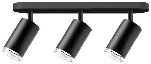 Spot LED RGBW reglabil pentru baie TURYN 3xGU10/4,8W/230V IP44 negru
