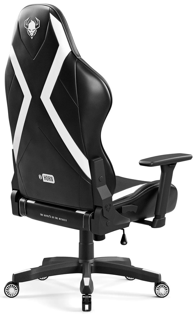 Scaun gaming Diablo X-Horn 2.0 Normal Size, negru-alb