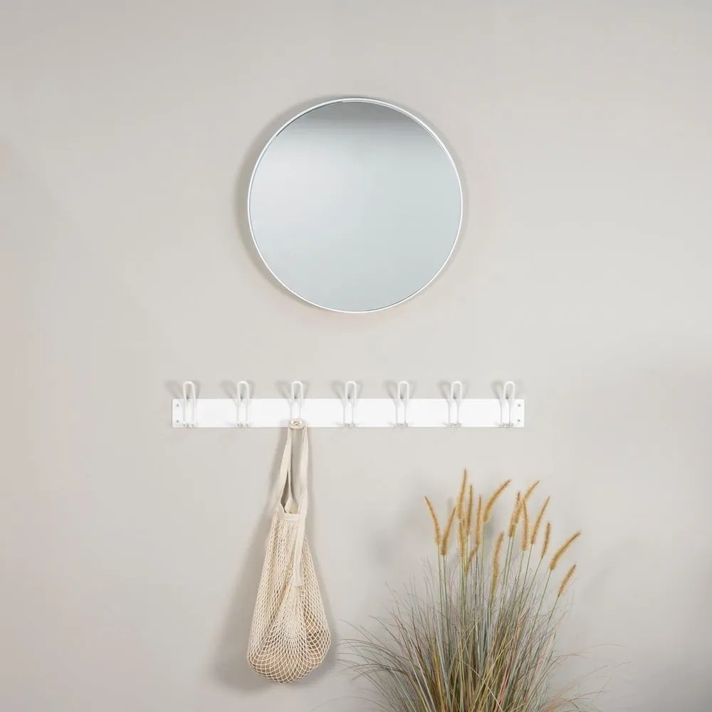 Cuier de perete alb din metal 100 cm Miles – Spinder Design