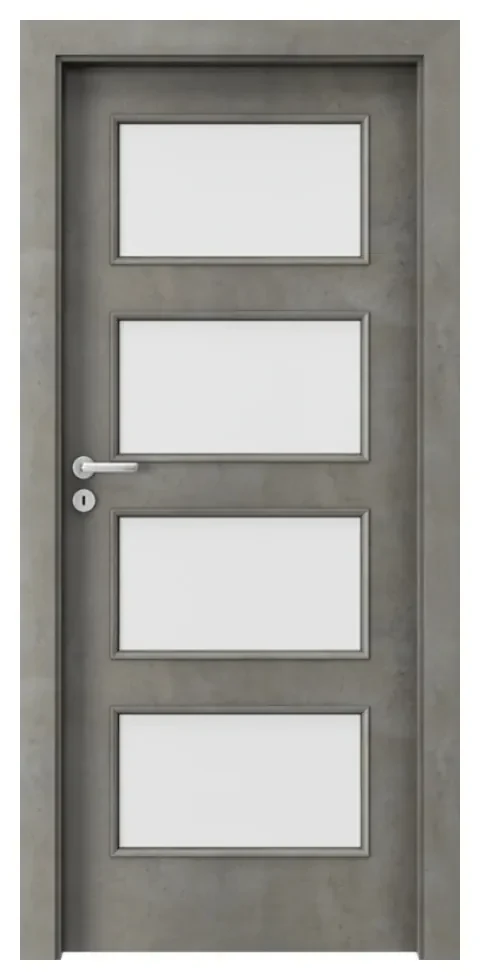 Usa Interior din MDF Porta Laminate CPL Model 5.5 (Culoare: Wenge, Toc: Reglabil 30 cm, Maner: Patrat negru inchidere magnetica, Dimensiune: 70 cm)
