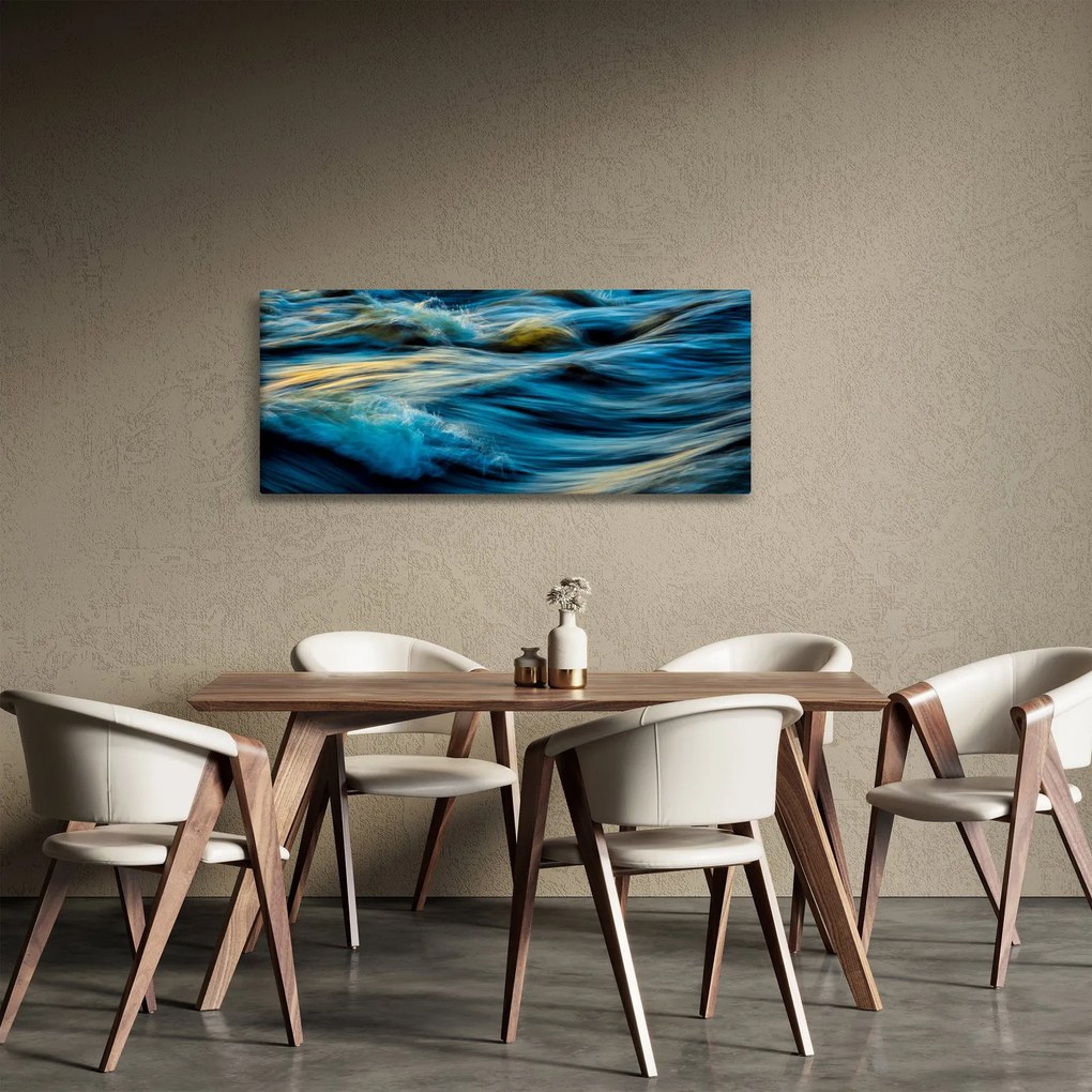 Tablou - Valuri (120x50 cm)