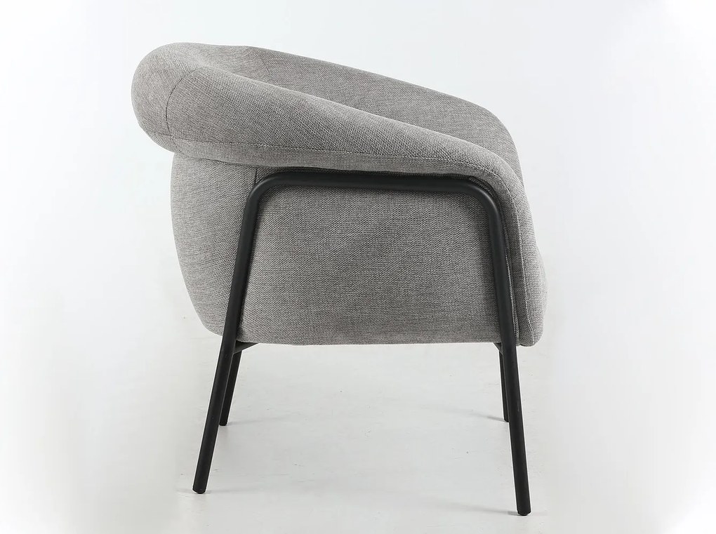 Fotoliu de relaxare gri CLOVER