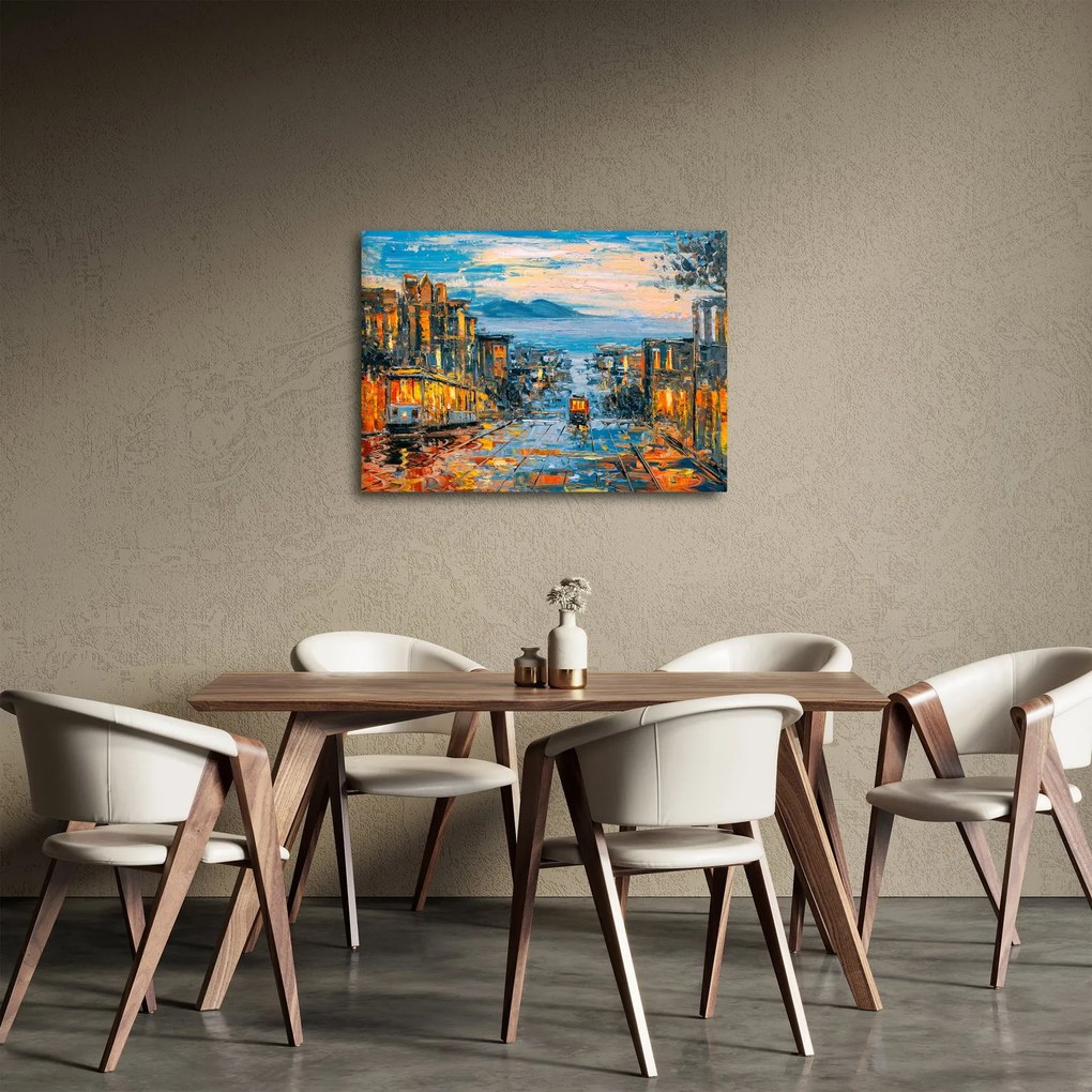 Tablou - Telecabină, San Francisco (70x50 cm)