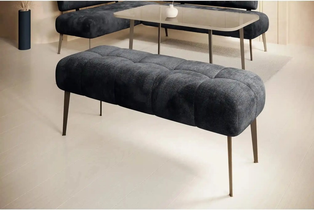 Bancheta MILO, personalizabil, 133x47x54 cm
