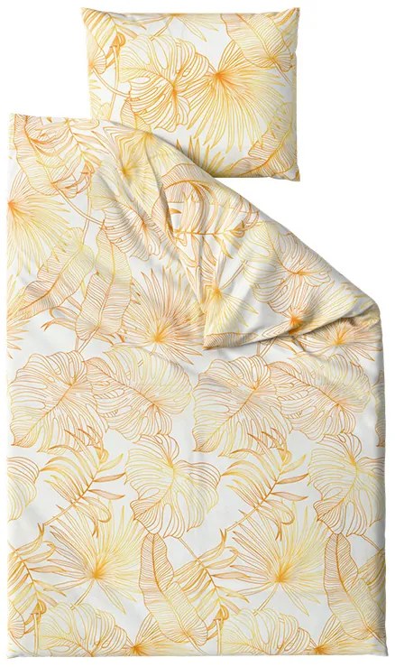 Lenjerie de pat din microfibra PALMERA crem Dimensiune lenjerie de pat: 70 x 80 cm | 140 x 200 cm