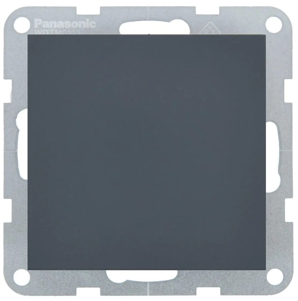 Intrerupator simplu 10A, IP20, Night, Panasonic Karre Plus 55 Soft Touch