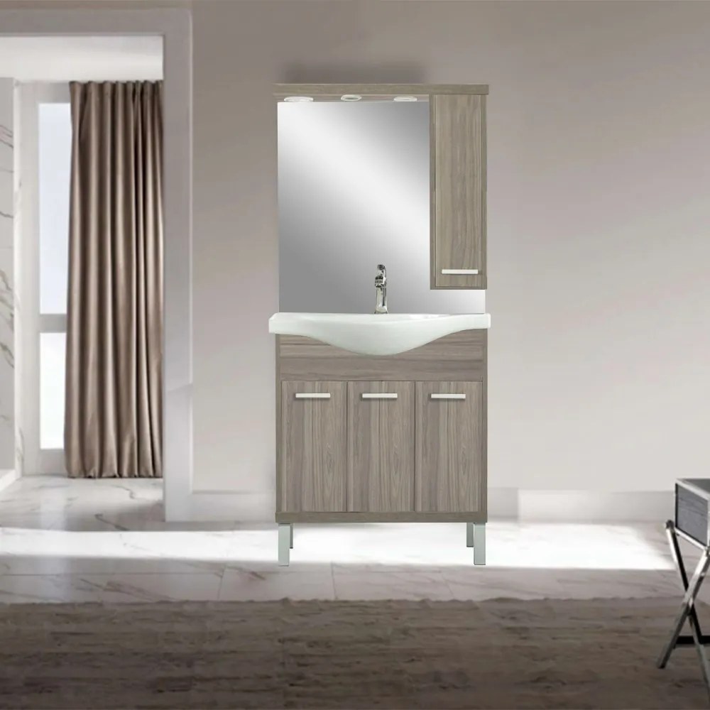 Mobilier complet de baie Nerva 75, ulm Rauna