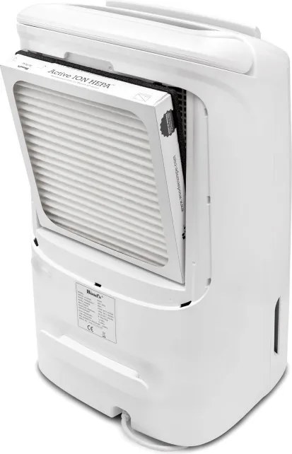 Umidificator si purificator 2in1 Wood's AD30G, 120 m², 5 viteze, 26 l/24 h, Hidrostat, 52 dB, IP21, Alb
