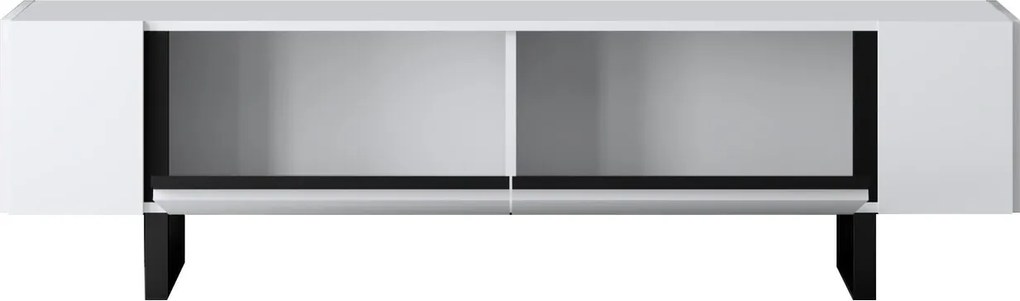 Comoda TV, Hanah Home, Yildiz, 180x50x30 cm, Alb/Negru