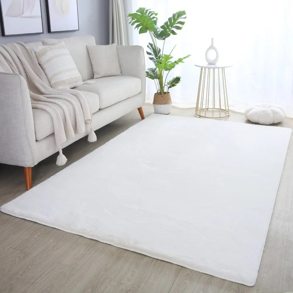 Covor tip traversă crem lavabil 80x250 cm Pouffy – Ayyildiz Carpets