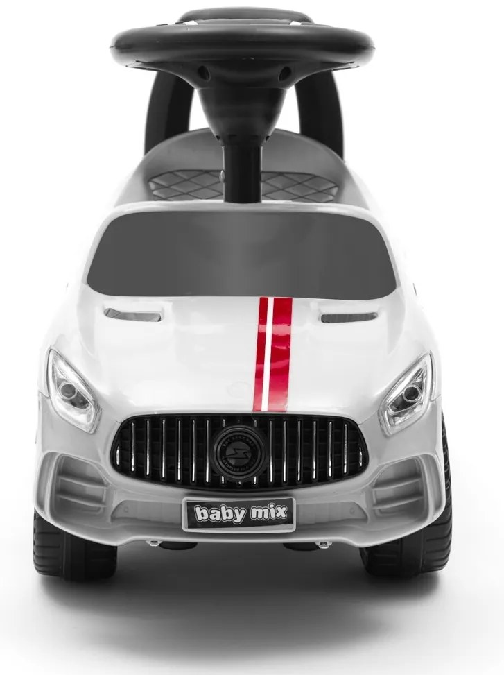 Mașinuță Baby Mix pentru copii cu sunet Racer,alb