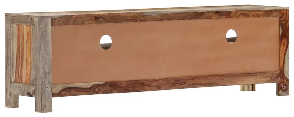 Comoda TV, 130 x 30 x 40 cm, lemn masiv de sheesham