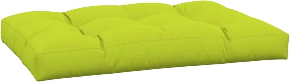 vidaXL Pernă de paleți, verde aprins, 120x80x12 cm, material textil