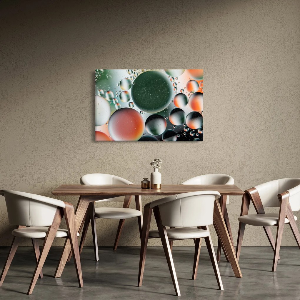 Tablou abstract - buline (90x60 cm)