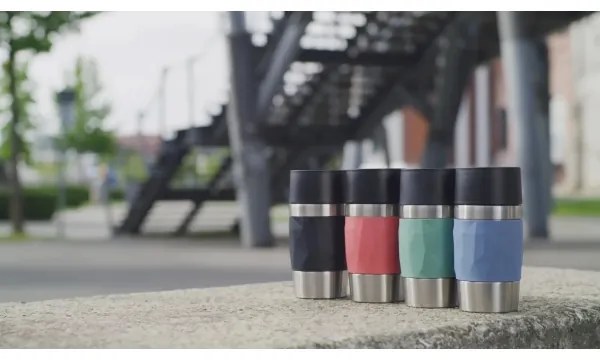 Cană termos Tefal 300 ml COMPACT MUG oțel inoxidabil/verde