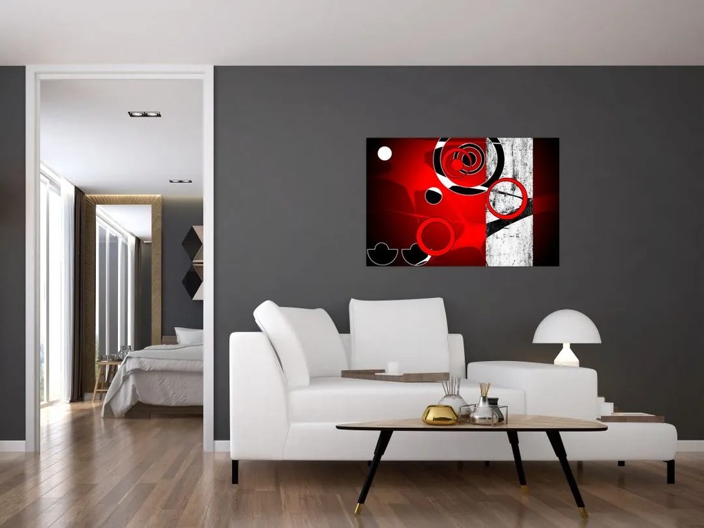 Tablou cu abstracție (90x60 cm)