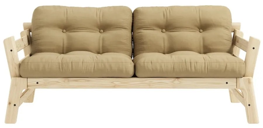 Canapea variabilă Karup Design Step Natural Clear/Wheat Beige